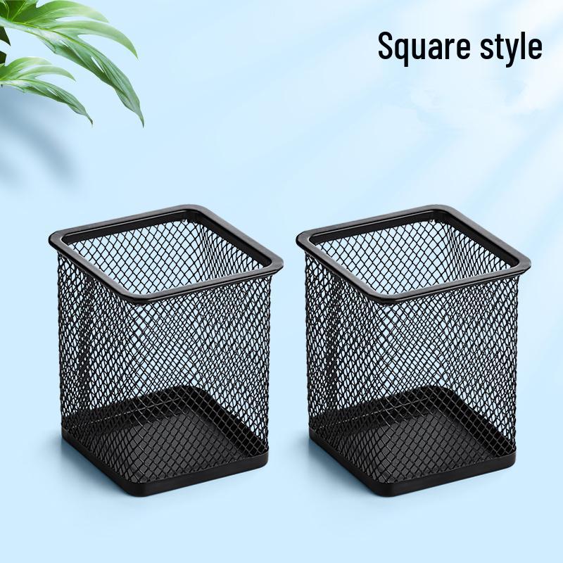 Multifunktionaler Metall-Stiftehalter mit großem Fassungsvermögen - Kreative Aufbewahrung für Schüler