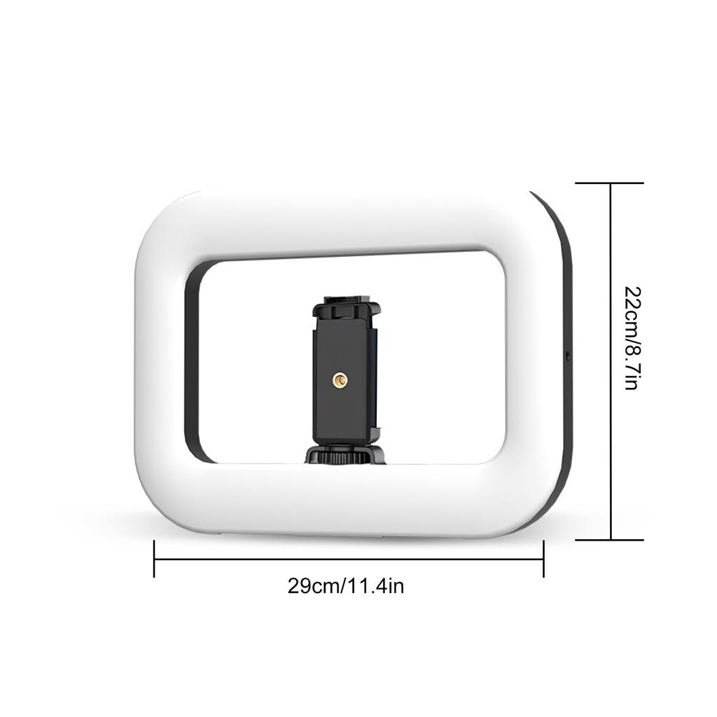 LED Mobile Video Stabilizer Rechargeable Cell Phone Light Handheld Phone Stabilizer with Phones Holder for Video Recording