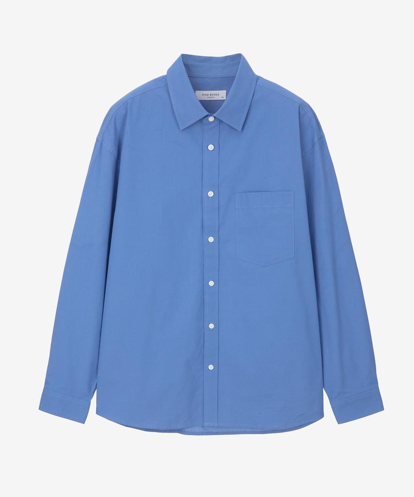 MINDBRIDGE [2 ks][Celodenné] Oversized košeľa Oxford - 11 farieb Myws0120 (Typ)