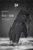 Winglos Outdoor Cold Weather Gloves with Warm Fleece Smartphone Sports Bike Cold Weather Nighttime Thick Fleece Tie One Size Fits Black Gloves,
