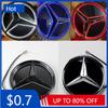 Autoaufkleber Auto Frontgrill Logo Licht Spiegelgesicht LED Abzeichen Emblem Leuchtende Dekorationsleuchte Für Mercedes Benz W205 W218 W207 W