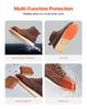 Steel Toe Work Boots UK Size 8.5 Waterproof Moc Toe for Men Slip-Resistant