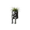 Halloween Resin Planter with Quirky Sitting Character and Dangling Legs for Indoor Home Decor