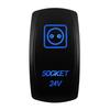 12V/24V Blue LED Rocker Switch Spot/Fog/Side Lights/Power/Inverter/Fan Toggle Waterproof On-Off | On-Off-On Switch Switches4