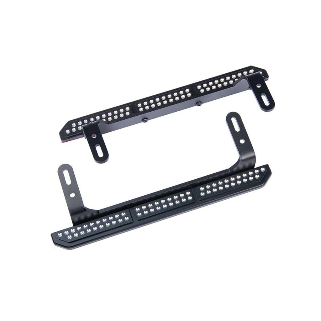 LCX Racing 1/10 RC Crawler Aluminum Rock Sliders Side Step Running Boards for Traxxas TRX4 Upgrades Parts Accessories