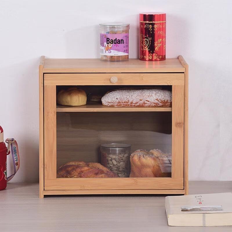 Lijia Double-Layer Bamboo Food Storage Box