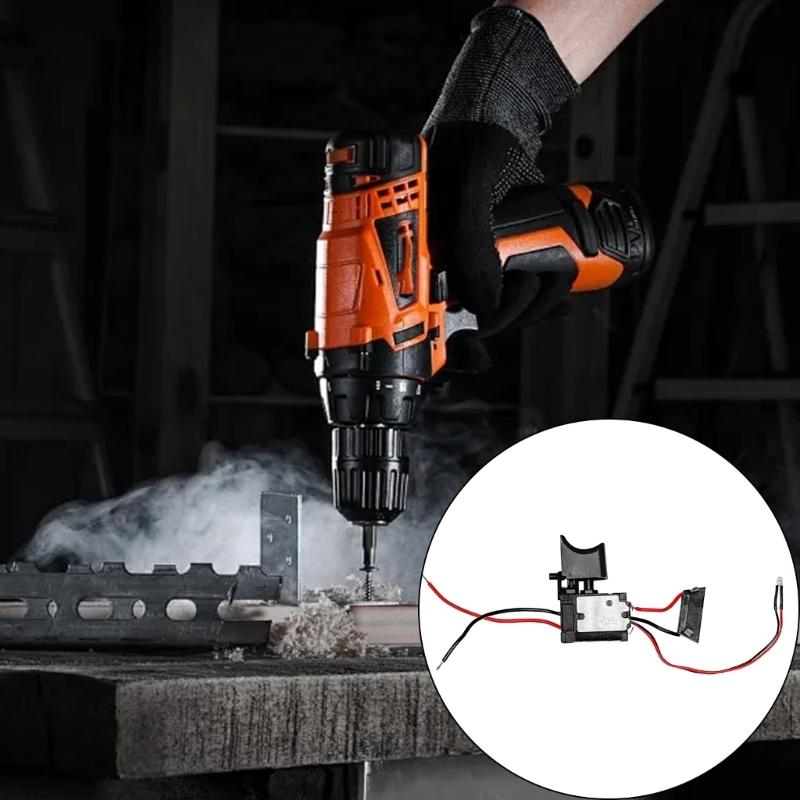 6 Connector Electric Drill Speed Controllers With Electronic Brake And Reverse Function Terminals Drill Triggers
