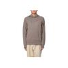 STONE ISLAND FW24 Einfarbiges Logo Kordelzug Kapuzenpullover Langarm Sweatshirt Herren sweatshirt Braun 811566283-V0075