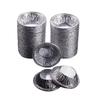 100PCS Baking Aluminum Foil Egg Tart Tray Disposable Circular Pastry Mold for Parties Restaurant Kitchen Baking Molds