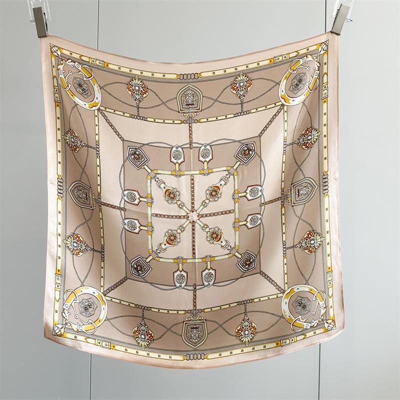 Old Qianfeng Silk Scarf Spring and Autumn Commuting Versatile High-end Mulberry Silk Scarf with Temperament Decorative Scarf