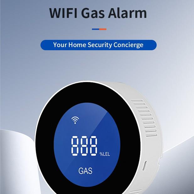 Detectoare de gaz natural Graffiti WiFi Alarme