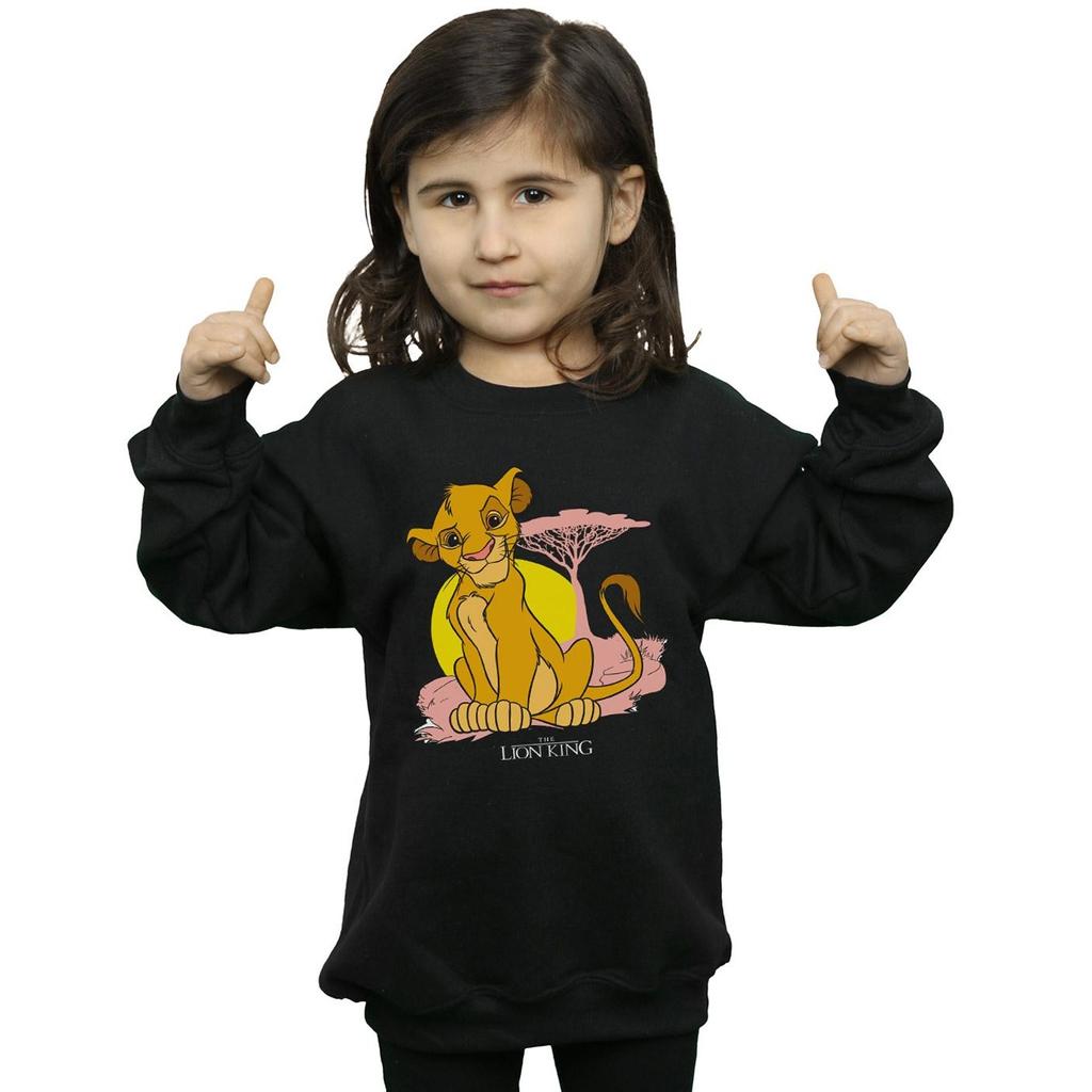 Disney Girls The Lion King Simba Pastel Sweatshirt