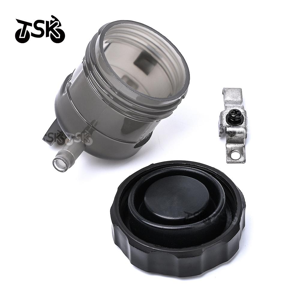 Motorcycle Universal Brake Master Cylinder Brake Fluid Reservoir For Suzuki For Kawasaki Brake Oil Tank Upper Pump Oil Cup