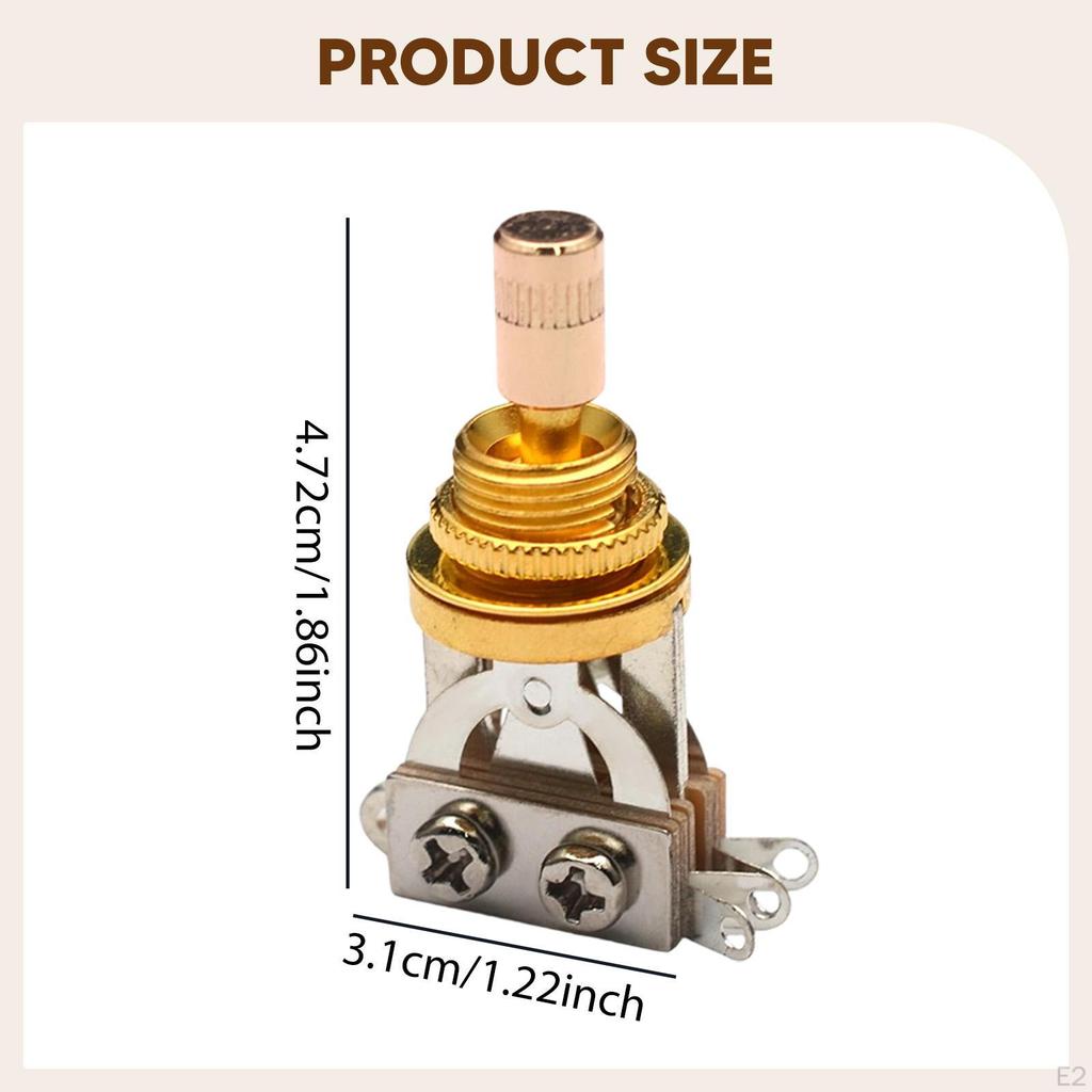 Electric Guitar 3 Way Toggle Switch Accessory Replace Pickup Selector for Adults