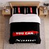 Positive energy and optimism (1) Custom Name Bedding Set 3 Pieces Bed Set Includes 1 Duvet Cover and 2 Pillowcases Soft Bed Set for Bedroom Decor Gift