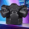 80W 6-Arm Disco Party Stage LED Moving Head Wash Light with DMX512 Control Mode