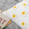 Small Daisy Embroidered Pillowcase Sun Flower Egg Flower Cotton Bottom Waist Pillowcase Ins Style Living Room Sofa Pillow