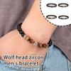 Stone Man Bracelet Portable Replacing Elastic Animal Shape Flexible Stylish Smooth Easy Matching Bangle Ornament