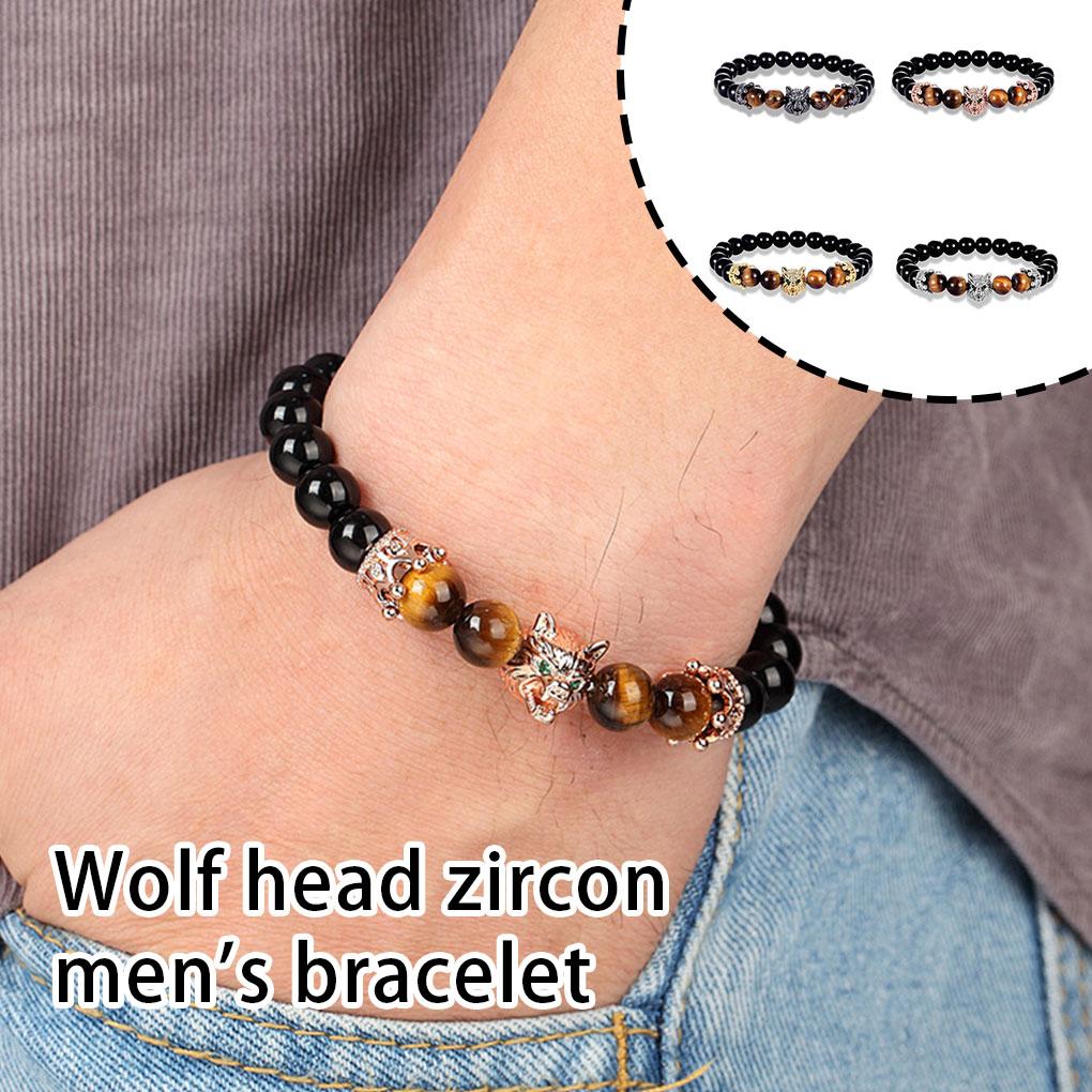 Stone Man Bracelet Portable Replacing Elastic Animal Shape Flexible Stylish Smooth Easy Matching Bangle Ornament