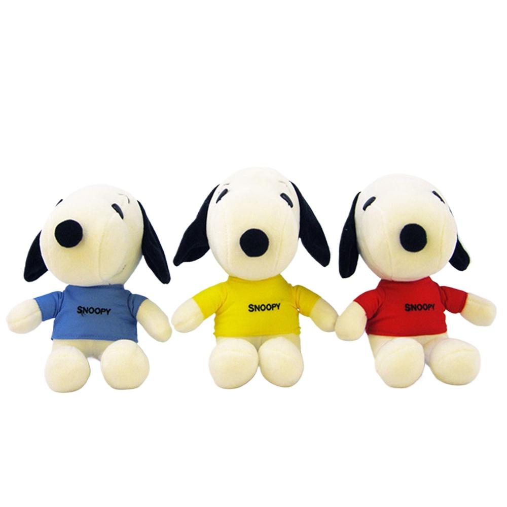Hot Selling 3pcs 18cm Plush Doll Cartoon Snoopy Dog Cute Doll Snoopy Plush Toy Birthday Gift