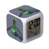 Minecraft Alarm Clock Led Night Light Colourful Changing Desktop Decoration