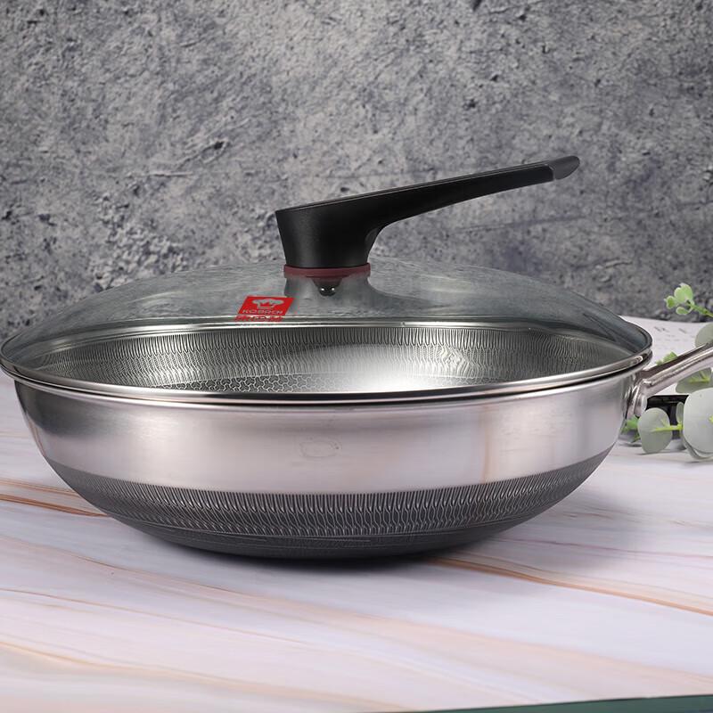 Kangbach 316L Stainless Steel Honeycomb Wok