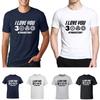 Klassisches Avengers Endgame Iron Man Tony Stark T-Shirt „Ich liebe dich 3000“-Design