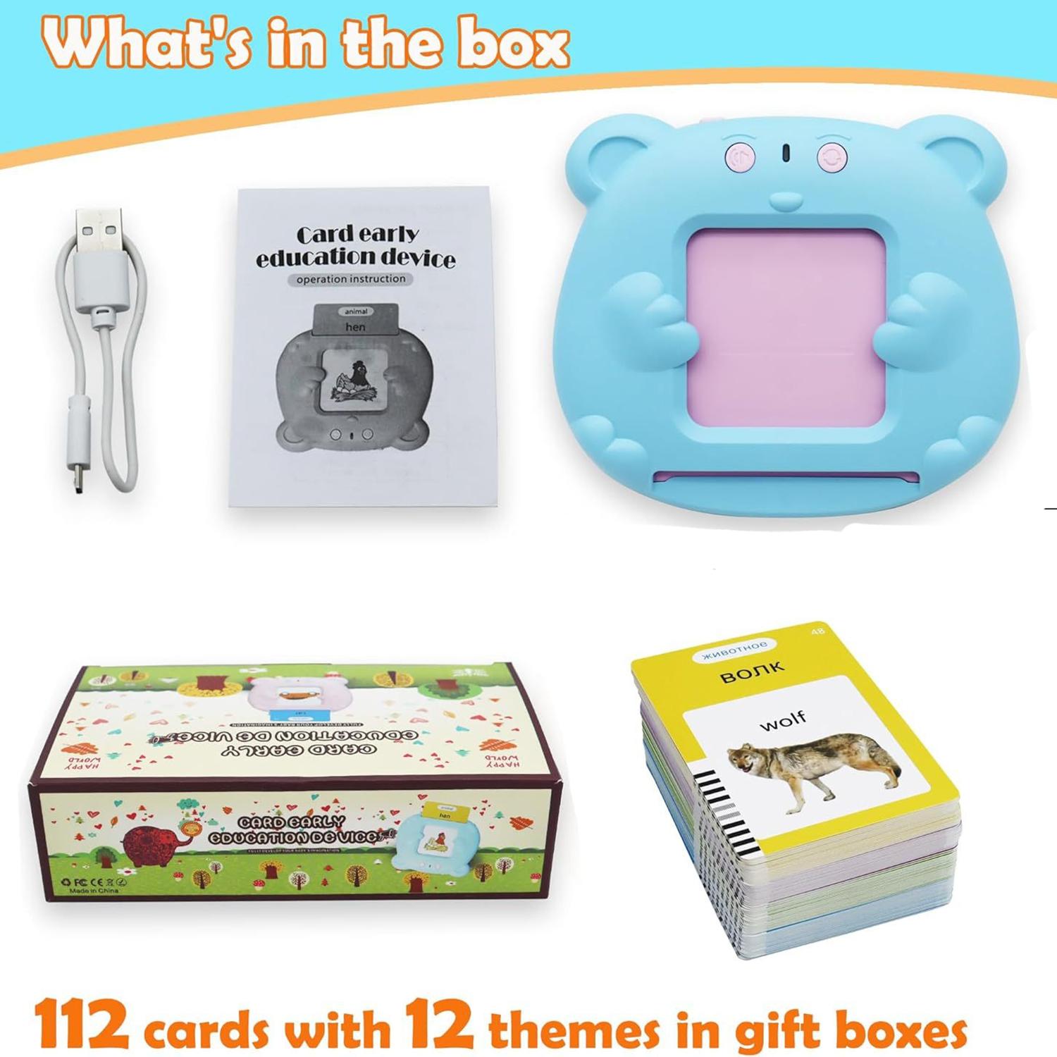 Children S Toy Early Education Card Machine Puzzle Enlightenment Audio Card Learning Machine Early Education Machine