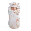 Newborn Baby Swaddle Blanket with Mulberry Silk - Velvet Plush for Delivery Room and Home