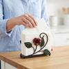 Rose Metal Napkin Holders Hollowed-out Design Paper Towel Container Tissue Storage Rack  Kitchen