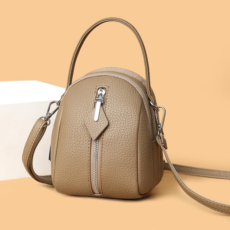 Nylon oblique span small bag, new casual large-capacity portable shell bag, shoulder mobile phone bag, versatile women's bag.