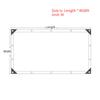 Transparent Rainproof Cloth Cold Proof Windproof Plastic Tarpaulin Multi Functional Protective Cover Suitable for Gardens Terraces Outdoor Adventures