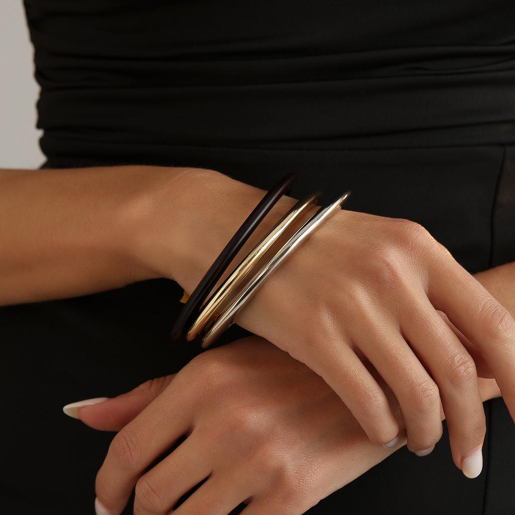 Retro Snake Bone Chain Multi-layer Stacked Bracelet, Personalized Advanced Function Wind Elastic Bracelet