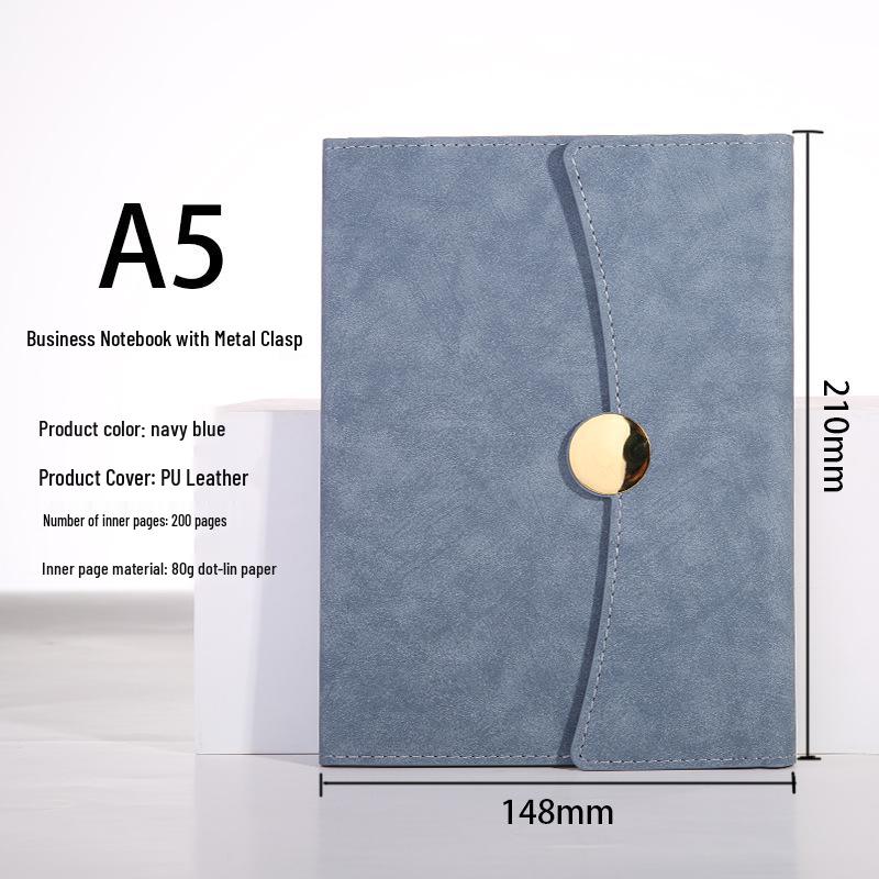 Premium Three-Fold Laptop Gift Set with Custom Corporate Logo - High-End Business Meeting Notebook