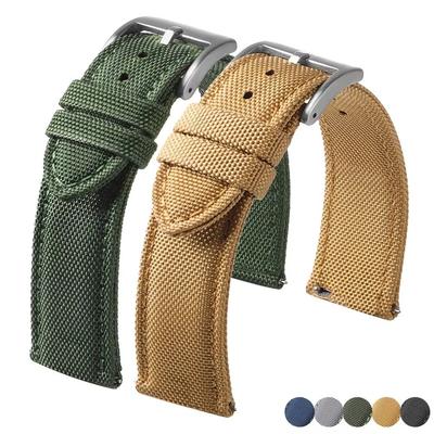 Effen Kleur Horlogeband 20mm 22mm Sportband Modieus Polsbandje Mannen