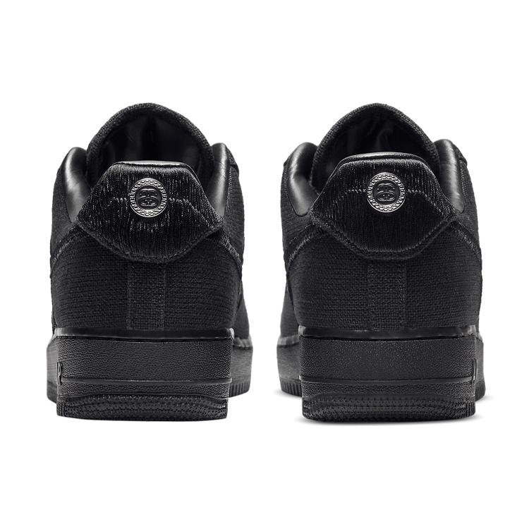 Nike X Stussy Air Force 1 Low 'Triple Black' Men's CZ9084-001