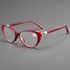 1654 Cat Glasses Frame Women Fashion Cat Frame High Definition Elderly Reading Glasses