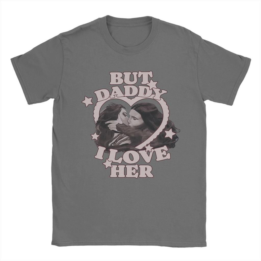 But Daddy I Love Her Aubrey Plaza Green Witch T Shirt Unisex 100 Cotton Novelty TShirt O Neck Tee Shirt Short Sleeve Clothing