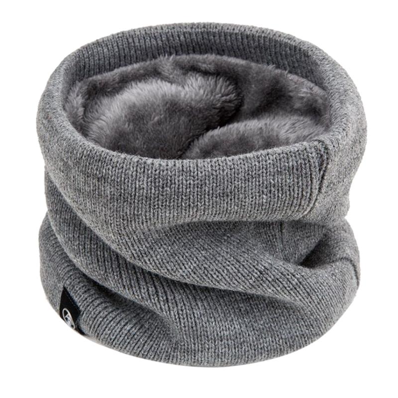 Soft Knitted Neck Warmer Winter Skating Running Warm Scarves Neck Gaiter Face Cover Thick Windproof Scarves Durable