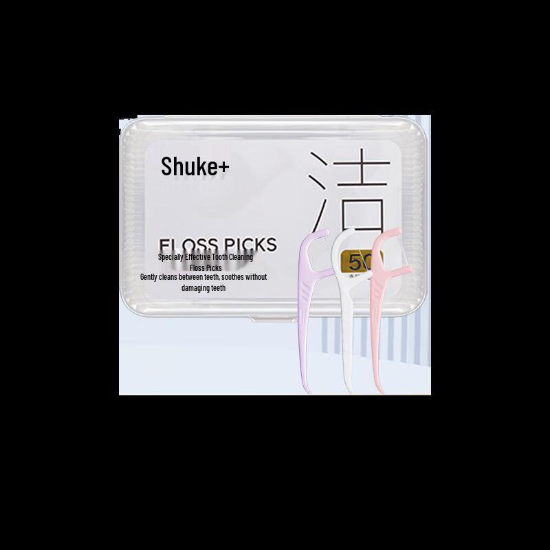 

Shuke Dental Floss Picks, 50 Count