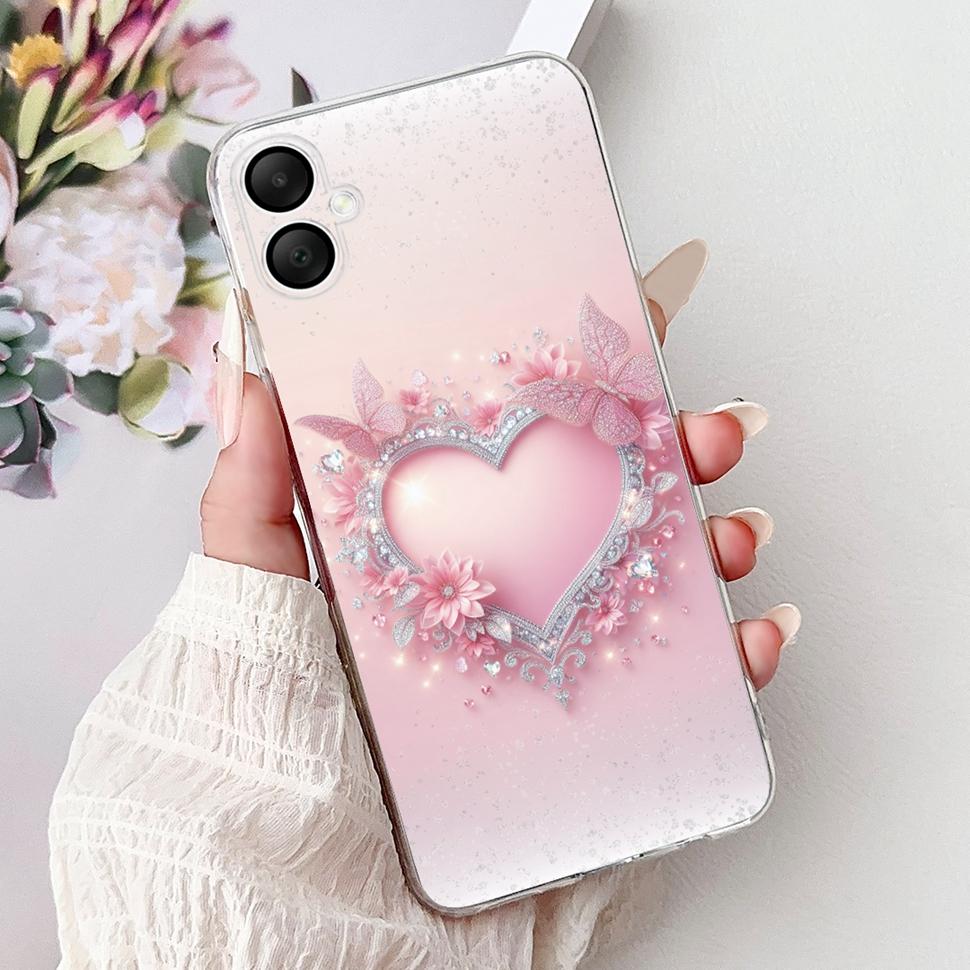 

Casing Popular Rose Girl Painted Cover For Samsung Galaxy A06 Soft Silicone Phone Case For Samsung A05 A06 Back Cover Capa Bags Samsung A05
