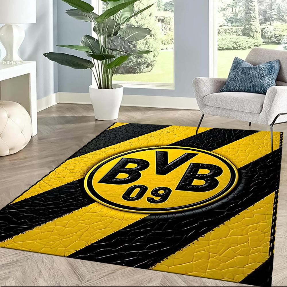 Borussia Dortmund Area Rug Perfect For Balcony Bedrooms Game Room Decorate Room Antislip Rug Office Home Decor Spiritual Gift