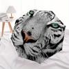 "White Tiger Face: A Majestic Wildlife Artwork for Your Space"Umbrella, Portable 3-Fold Compact Umbrella for Men & Women ES16