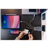 Verbatim Ładowarka Sieciowa Gan 100W3Xusb-C/Usb-A + Adapter Eu/Uk/Us Gnc-100 32202