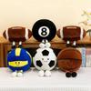 Latest Football, Basketball, Rugby Doll Kawaii Plush Toy Doll Cartoon Anime Cute Children's Birthday Gift Doll Christmas