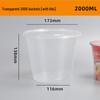 Disposable Microwaveable Plastic Food Containers