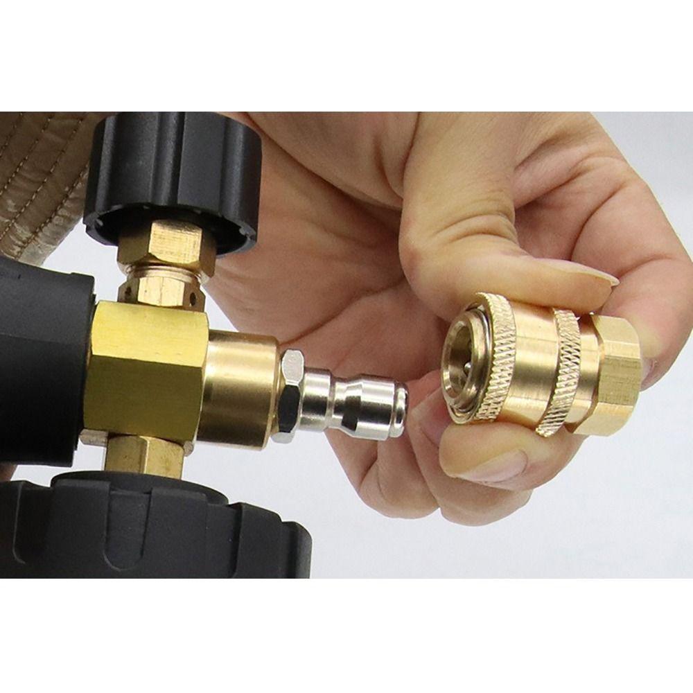 1 szt. Zestaw adapterów szybkozłącznych G1/4 do myjki wysokociśnieniowej Do węża palnika myjącego wysokociśnieniowego