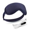 USB Charging Heated Eyemask Vibration Massage for Dry Eyes Relieve Eye Fatigue Warmth Sleep Shading Office Home Travel Eye Mask
