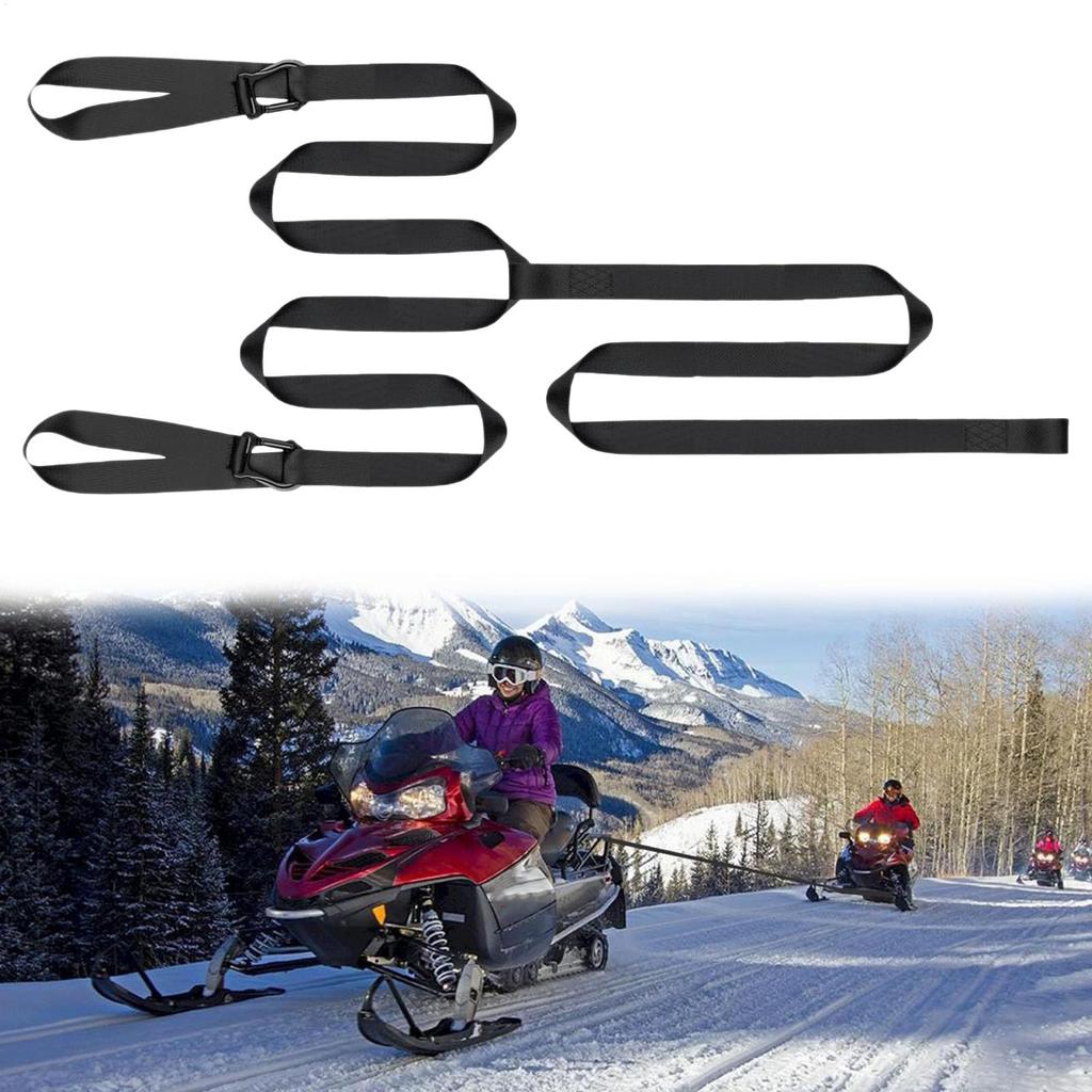 Snowmobile Tow Rope Heavy-Duty Outdoor Gear Snowmobile Recovery Towing Strap For Winter Off Road Adventures Camping Snowboards