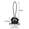 Cute Handmade Crayfish Keychain Rhinestone Beaded Creative Crab Pendant Bag Lanyard Accessories Gifts